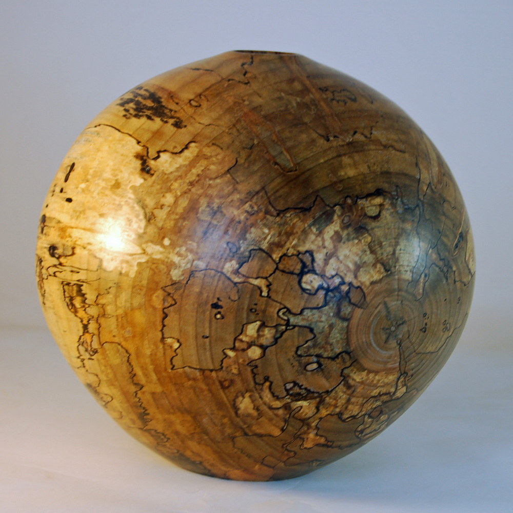 Spalted Orb by Raymond Puffer