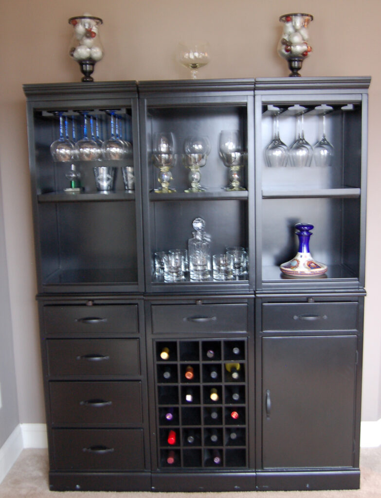 custom wine cabinet