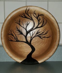 Karen Amodeo pyrography
